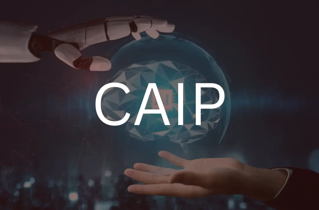 CAIP Banner With Certified Artificial Intelligence Professional logo