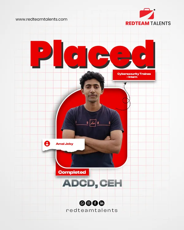 placed Amal Joby