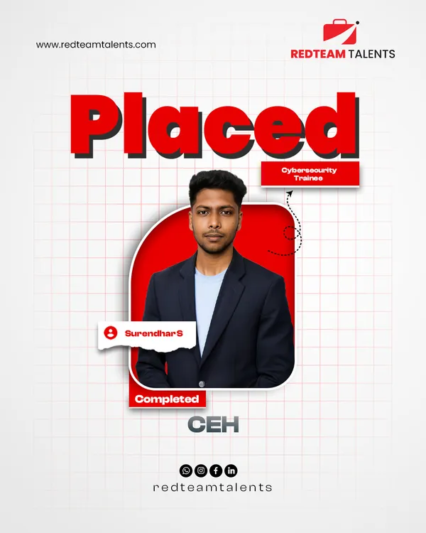 placed Surendhar talents