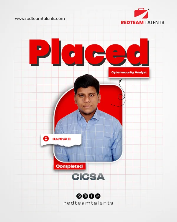 placed karthik d